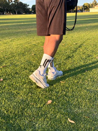 Sport Grip Socks (White) - Regular