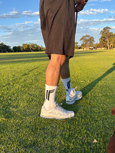Sport Grip Socks (White) - Regular