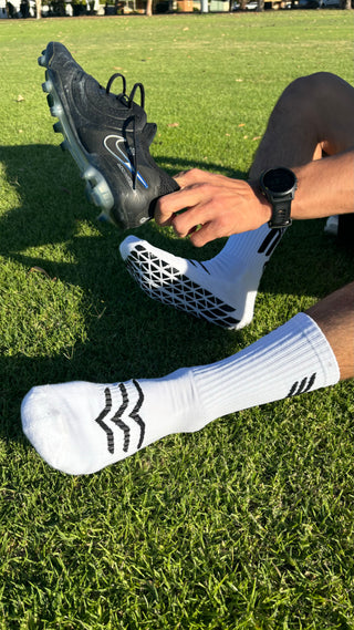 Sport Grip Socks (White) - Regular