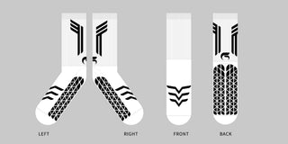 Sport Grip Socks (White) - Regular