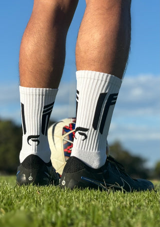 Sport Grip Socks (White) - Regular