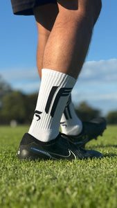 Sport Grip Socks (White) - Regular
