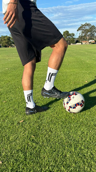 Sport Grip Socks (White) - Regular
