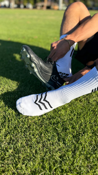 Sport Grip Socks (White) - Regular