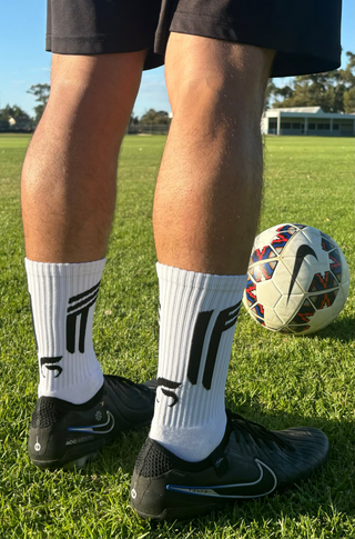 Sport Grip Socks (White) - Regular